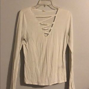 long sleeve white shirt